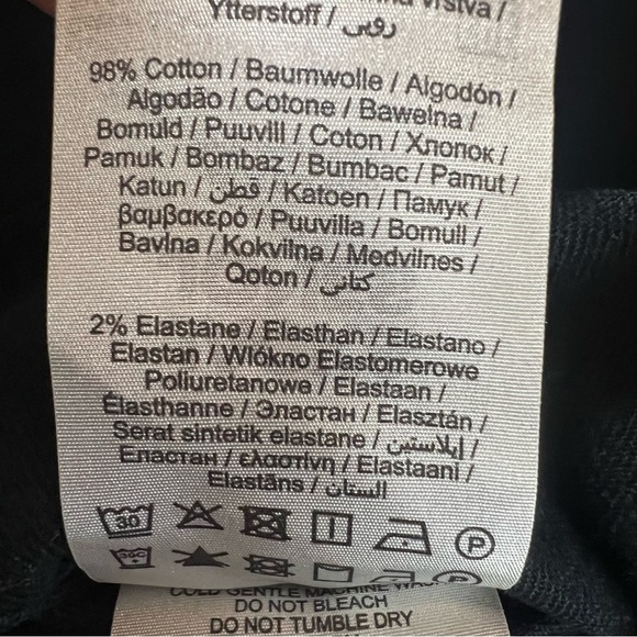 Jack & Jones Denim Jacket Men’s Size Large Black Stretch Jean Trucker Style - Picture 8 of 10